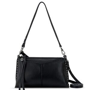 The Sak Silverlake Black Leather Studded 3 in 1 Crossbody Bag